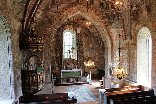 Dannemora kyrka, interno