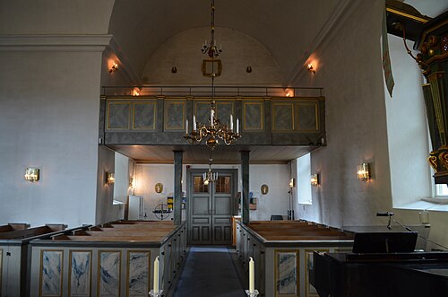 Gällersta kyrka, interno
