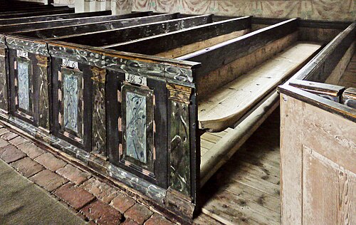 Härkeberga kyrka, interno