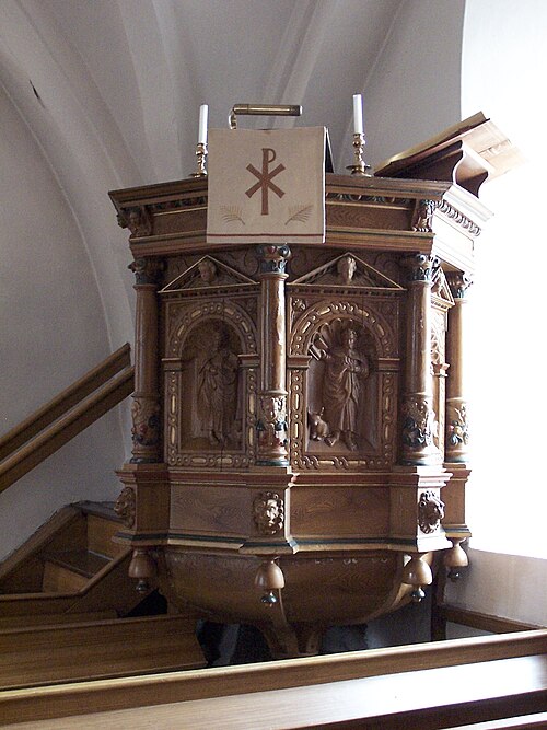 Knästorps kyrka, interno
