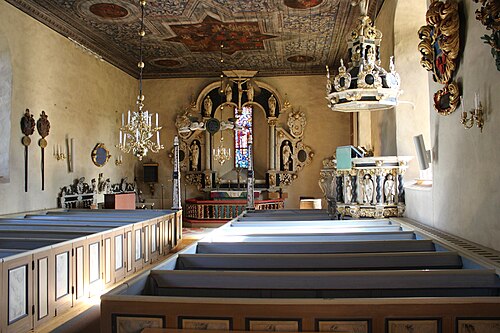 Mölltorps kyrka, interno