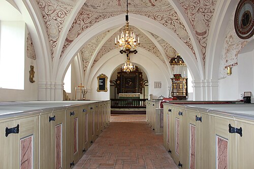 Rinkaby kyrka, interno