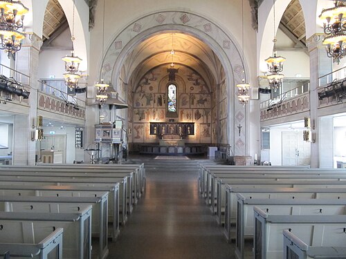 Sankt Matteus kyrka, intérieur