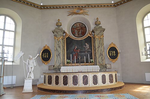 Västra Eneby kyrka, intérieur