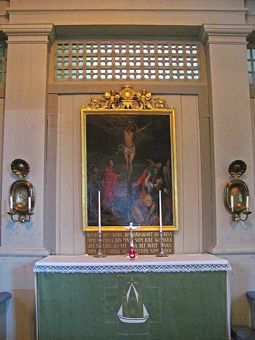 Dalarö kyrka, interno