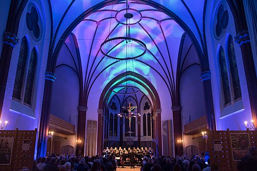Gustav Adolfs kyrka, interno