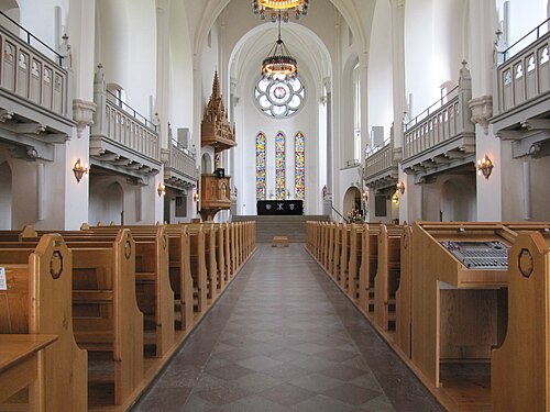 Hässleholms kyrka, interno