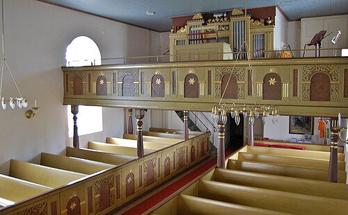 Nävelsjö kyrka, interno