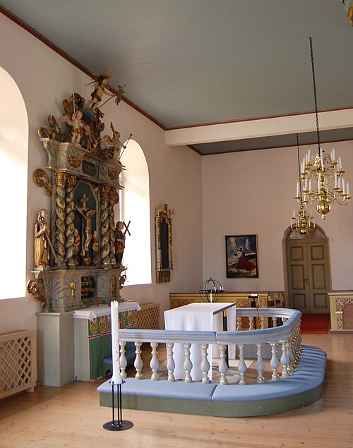 Nävelsjö kyrka, interno