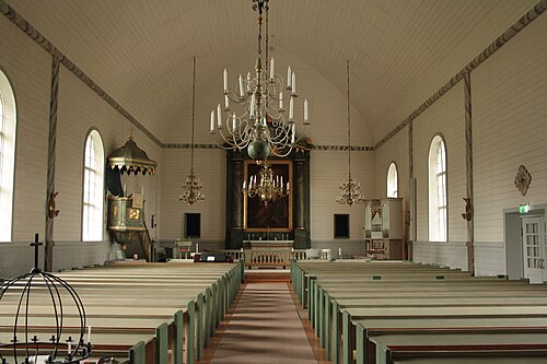 Vännäs kyrka, interno