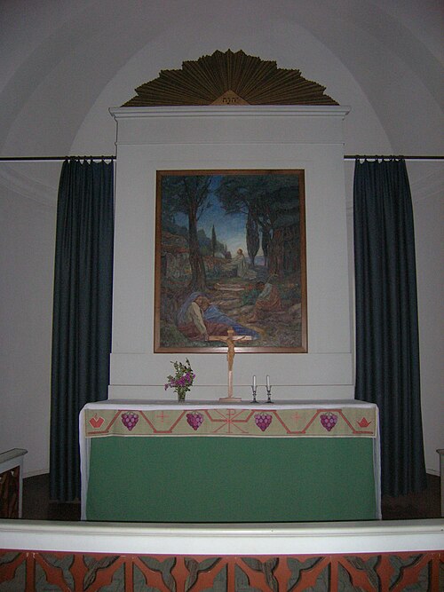 Håstads kyrka, interno