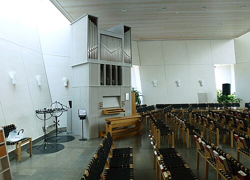 Ljusets kyrka, interno