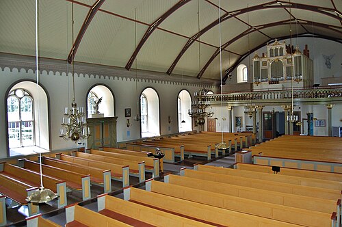 Madesjö kyrka, interno