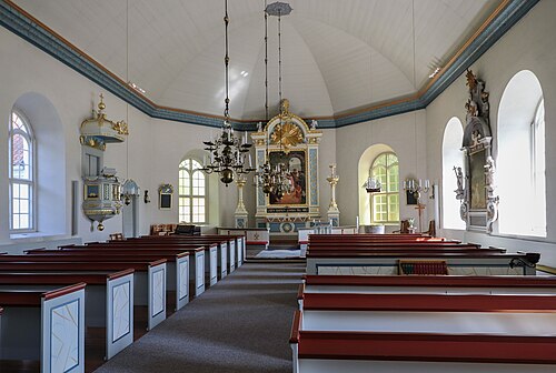 Sandby kyrka, interno