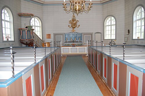 Margaretakyrkan, interno