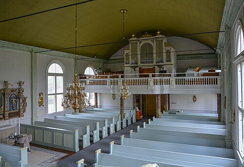 Ekeberga kyrka, interno