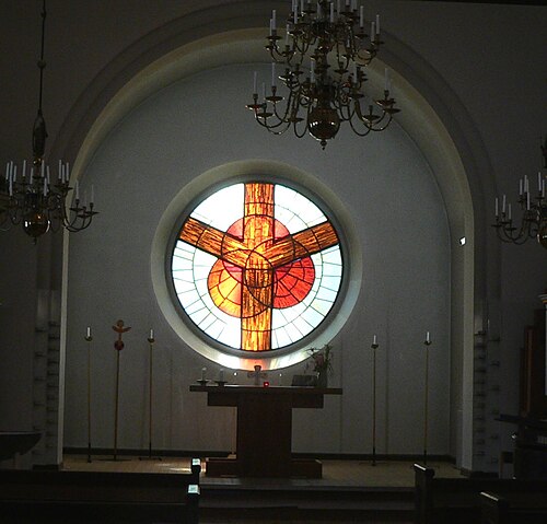 Kirsebergs kyrka, interno