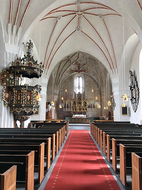 Nederluleå kyrka, interno