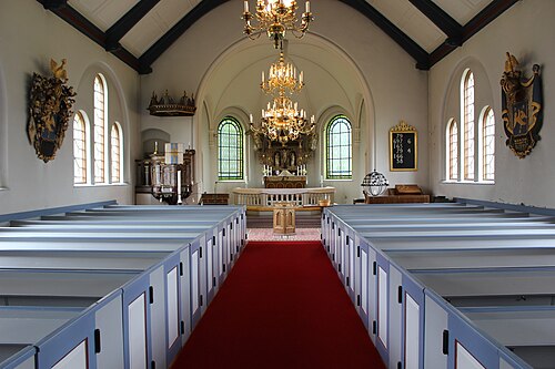 Skånes Fagerhult kyrka, interno