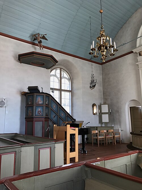 Tjärnö kyrka, intérieur