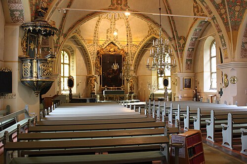 Kristina kyrka, interno