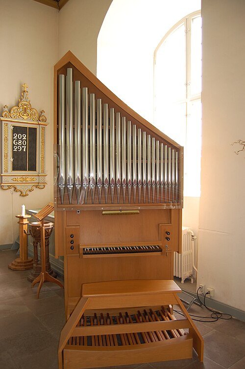 Nöbbele kyrka, interno