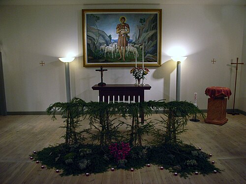 Spannarboda kyrka, interno