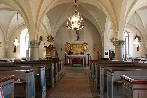 Vårdinge kyrka, interno