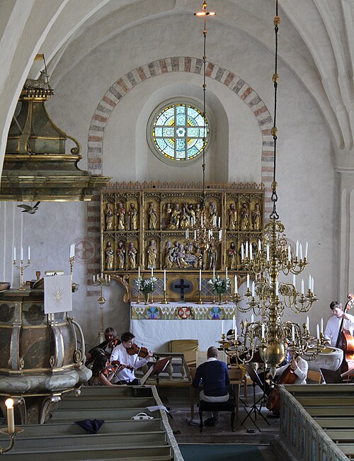Boglösa kyrka, intérieur