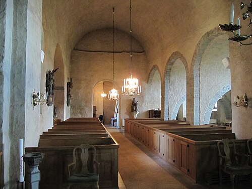Heda kyrka, intérieur