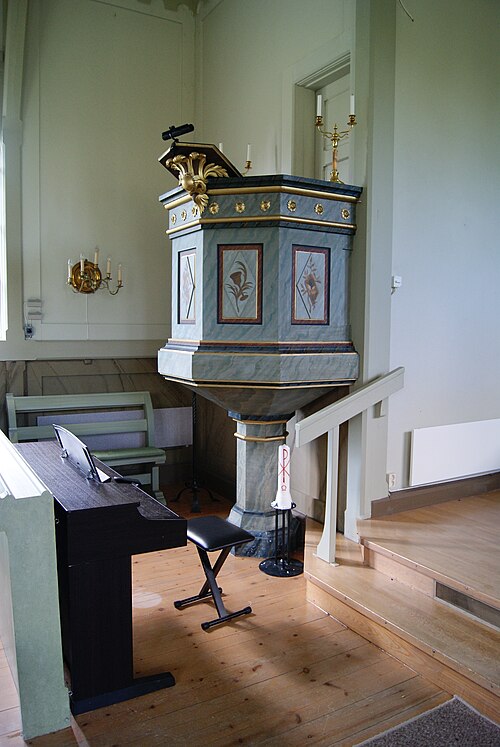 Holmöns kyrka, interno