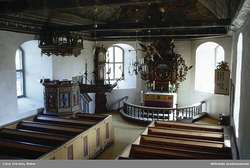 Kållereds kyrka, interno