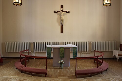 Samariterhemmets kyrka, interno