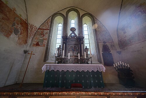 Bunge kyrka, interno