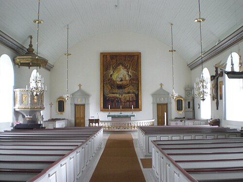 Långasjö kyrka, interno