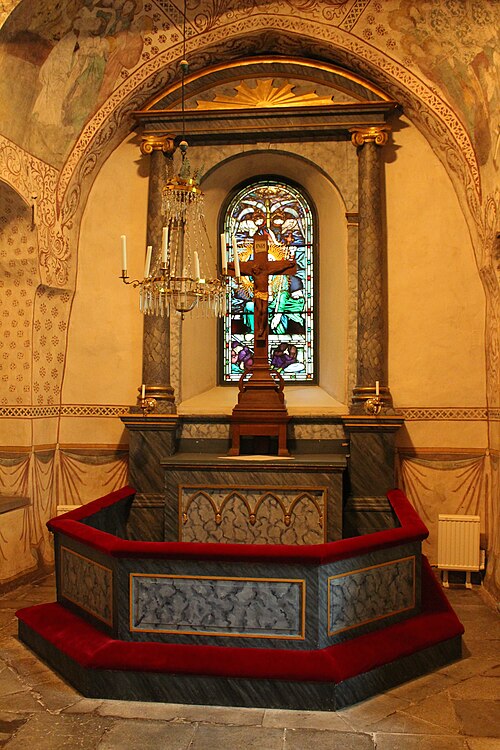 Löts kyrka, interno