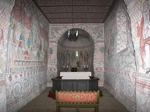 Murbergskyrkan, interno