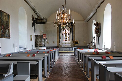 Vada kyrka, intérieur