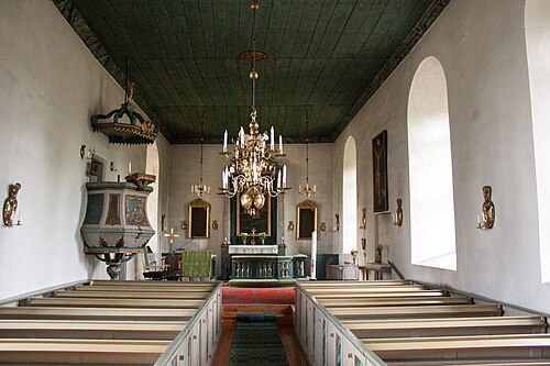 Vickleby kyrka, interno