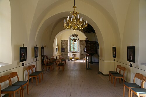 Åsle kyrka, interno
