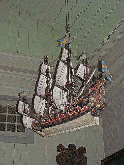 Dalarö kyrka, interno