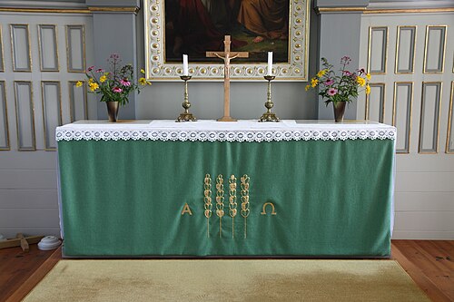 Frillesås kyrka, interno
