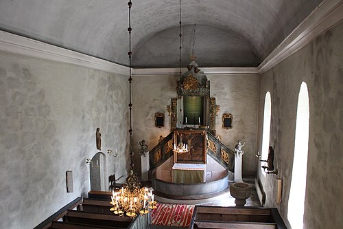 Fröslunda kyrka, interno
