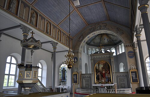Kyrkhults kyrka, interno