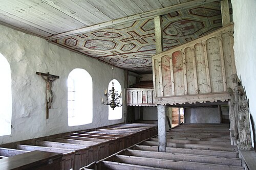 Ornunga gamla kyrka, intérieur