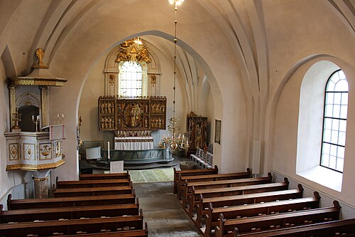 Skuttunge kyrka, interno