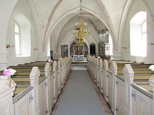 Tåstarps kyrka, interno