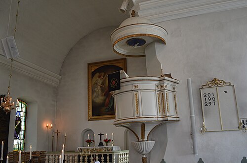 Allerums kyrka, interno