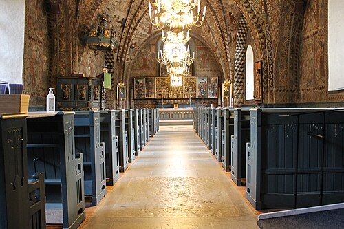 Häverö kyrka, intérieur