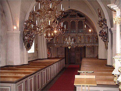 Låssa kyrka, interno